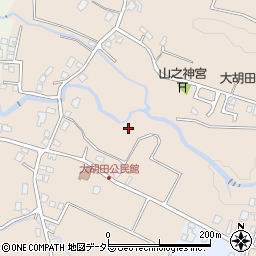 静岡県駿東郡小山町大胡田周辺の地図