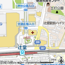 ダイソーラズ湘南辻堂店周辺の地図