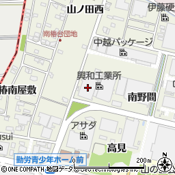 株式会社興和工業所犬山工場周辺の地図