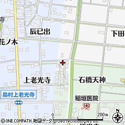 愛知県一宮市浅井町大日比野向エ71周辺の地図