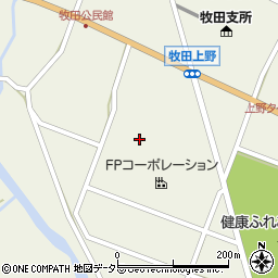 岐阜県大垣市上石津町牧田1832周辺の地図