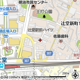 辻堂駅前ハイツ５号棟周辺の地図