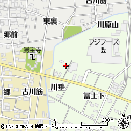 愛知県一宮市瀬部川垂33-1周辺の地図