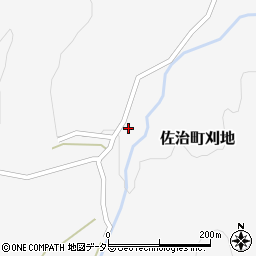 鳥取県鳥取市佐治町刈地264周辺の地図
