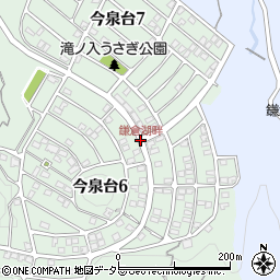 鎌倉湖畔周辺の地図