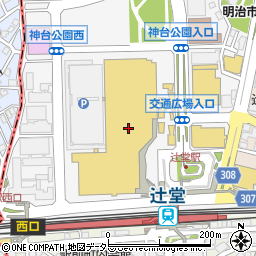 サイクルベースあさひ　テラスモール湘南店周辺の地図