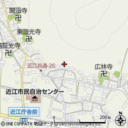 滋賀県米原市顔戸周辺の地図