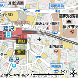 株式会社ウラクアオヤマ　藤沢プライム周辺の地図