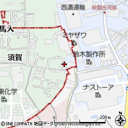 神奈川県平塚市須賀2625-2周辺の地図