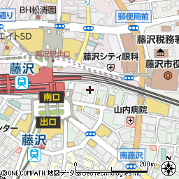 馬刺しともつ鍋 全席個室 和牛男 COWBOY 藤沢駅前店周辺の地図