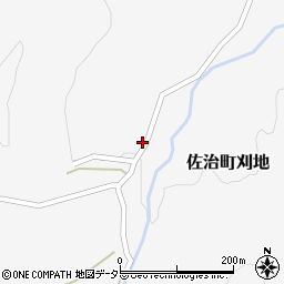 鳥取県鳥取市佐治町刈地275周辺の地図