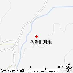 鳥取県鳥取市佐治町刈地123周辺の地図