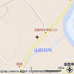 鳥取県西伯郡南部町馬場231周辺の地図