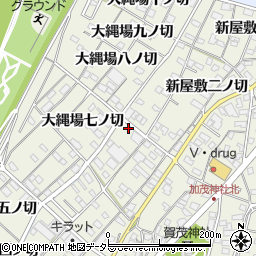 愛知県一宮市木曽川町玉ノ井大縄場七ノ切44周辺の地図