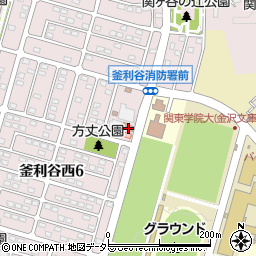 横浜釜利谷西郵便局 ＡＴＭ周辺の地図