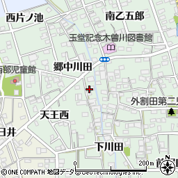 愛知県一宮市木曽川町外割田郷中川田17-3周辺の地図