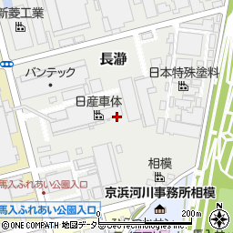 神奈川県平塚市長瀞1周辺の地図