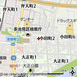 日本キリスト改革派　多治見教会周辺の地図