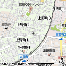 ファミール上野周辺の地図