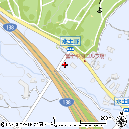 静岡県御殿場市水土野163周辺の地図