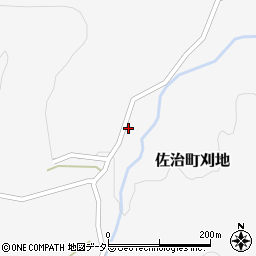 鳥取県鳥取市佐治町刈地266-1周辺の地図