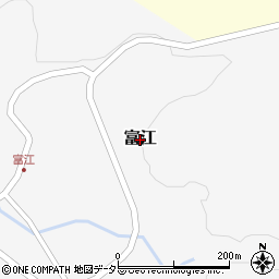 鳥取県伯耆町（西伯郡）富江周辺の地図