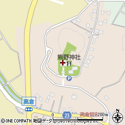 高倉観音周辺の地図