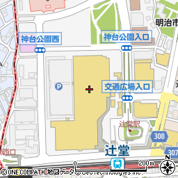 神奈川県藤沢市辻堂神台1丁目周辺の地図