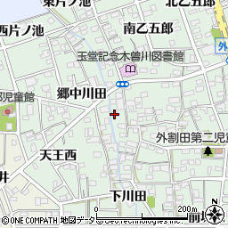愛知県一宮市木曽川町外割田西郷中68周辺の地図