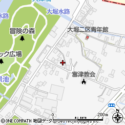 千葉県富津市大堀1037周辺の地図