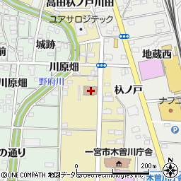 木曽川郵便局周辺の地図