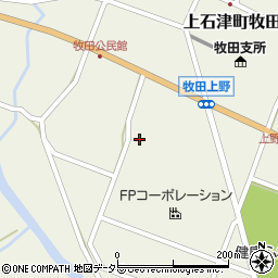 岐阜県大垣市上石津町牧田2255周辺の地図