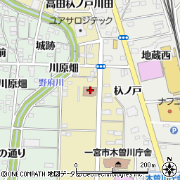 愛知県一宮市木曽川町内割田二の通り30周辺の地図