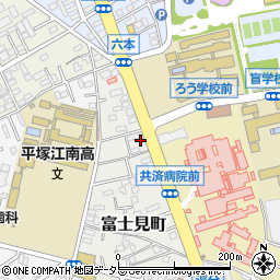 ひねもすのたり薬局　平塚共済病院前店周辺の地図