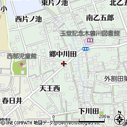 愛知県一宮市木曽川町外割田郷中川田24周辺の地図