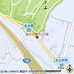 富士平原ゴルフ場周辺の地図