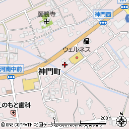 島根県出雲市神門町876周辺の地図