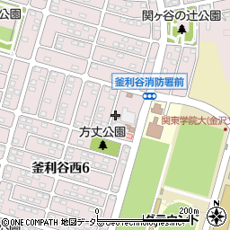 関ケ谷自治会館周辺の地図