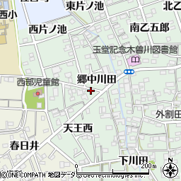愛知県一宮市木曽川町外割田郷中川田26周辺の地図
