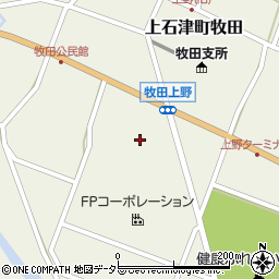 岐阜県大垣市上石津町牧田2248周辺の地図