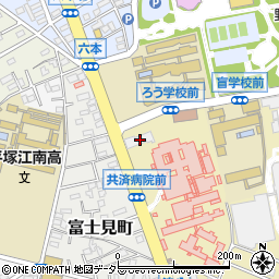 神奈川県平塚市追分9-36周辺の地図