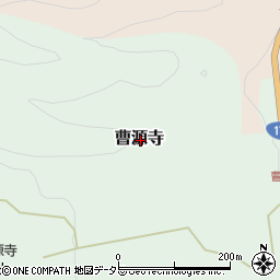 鳥取県東伯郡三朝町曹源寺周辺の地図