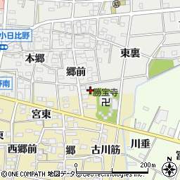 愛知県一宮市浅井町小日比野郷前22周辺の地図