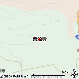 鳥取県三朝町（東伯郡）曹源寺周辺の地図