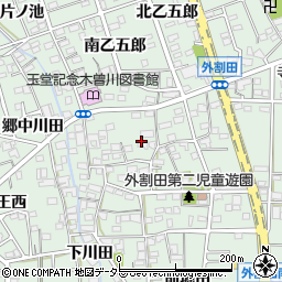 愛知県一宮市木曽川町外割田西郷中118周辺の地図