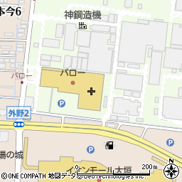 ホームセンターバロー大垣南店周辺の地図