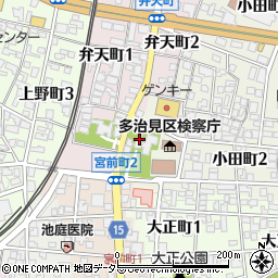 本土神社周辺の地図