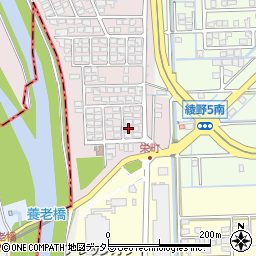 岐阜県大垣市綾野町3504-12周辺の地図