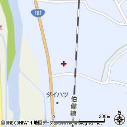 鳥取県西伯郡伯耆町溝口379周辺の地図