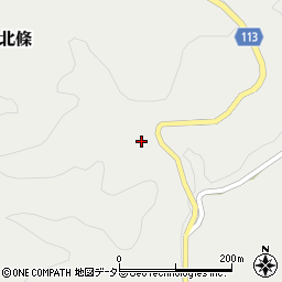 長野県下伊那郡阿南町北條1824周辺の地図